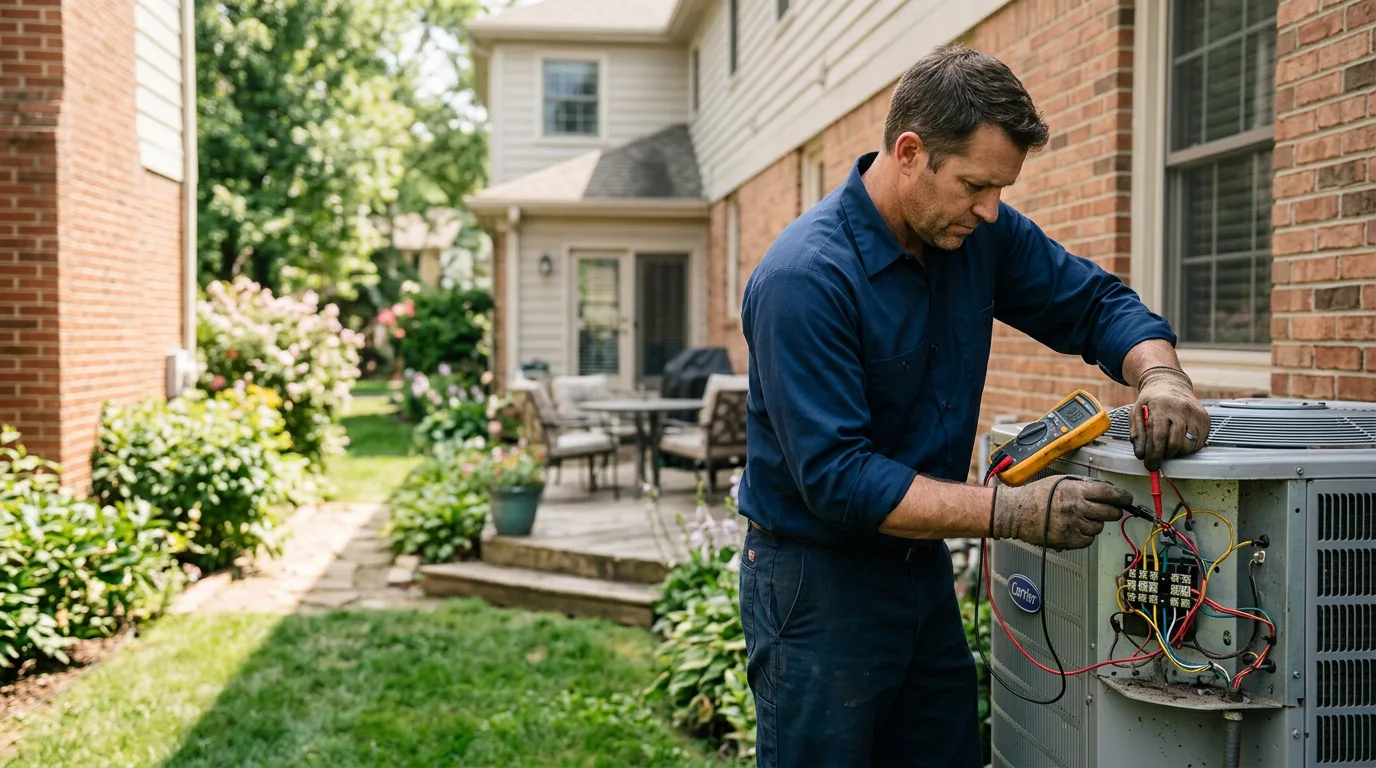HVAC technician working near Louin, MS